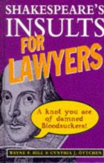 Shakespeare's Insults For Lawyers